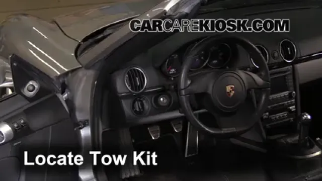 2012 Porsche Boxster 2.9L 6 Cyl. Tires & Wheels Change a Flat Tire
